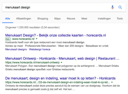 Internetbureau Zeeland Horecards Webdesign